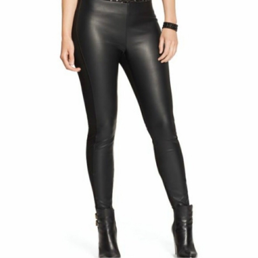 NWT Ralph Lauren Women’s Black Faux Leather Pants